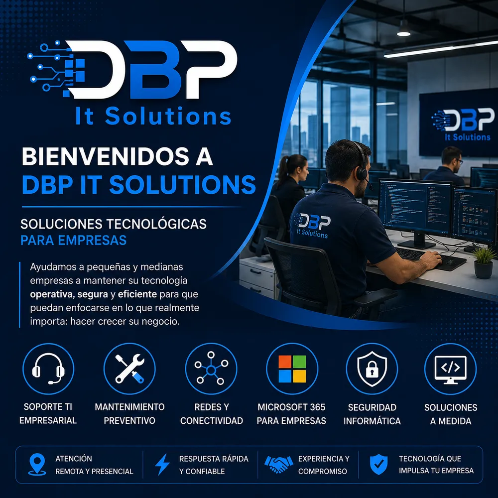 Presentación corporativa de DBP IT Solutions