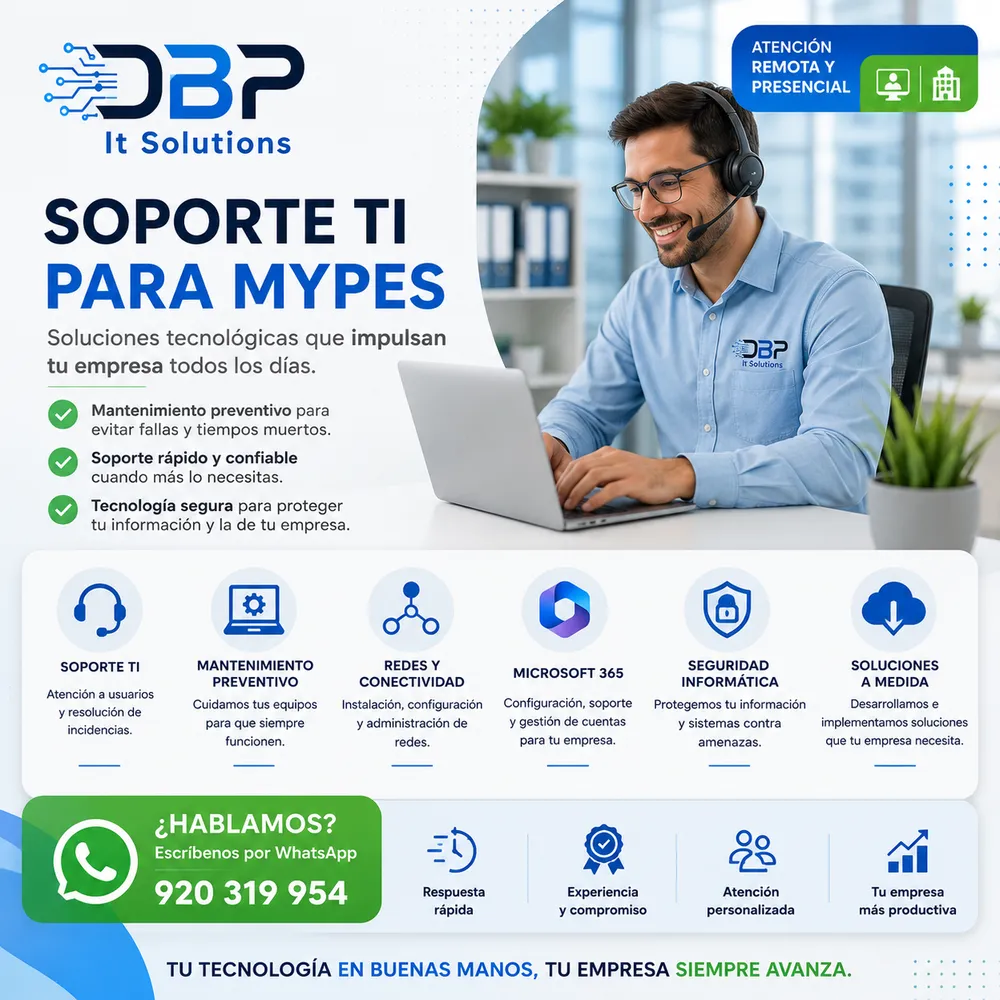 Soporte TI para pequeñas empresas